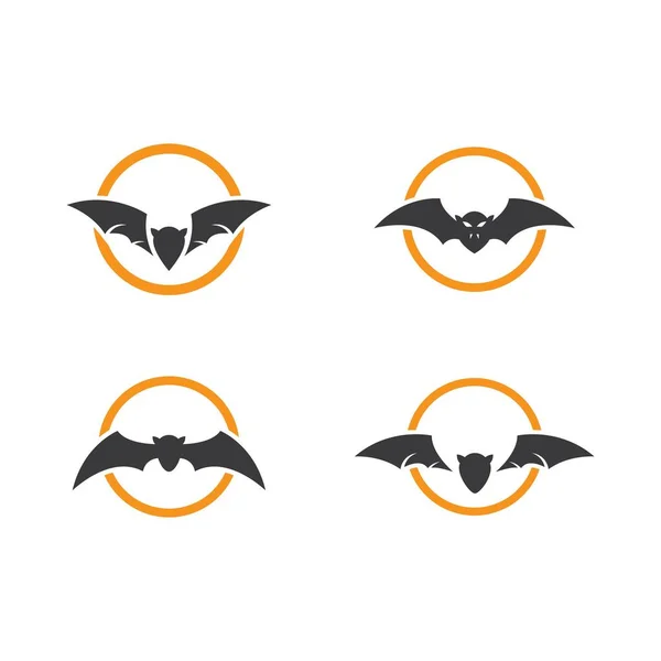 Bat ilustration logo vektor — Stock Vector