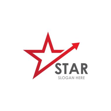 Yıldız logosu ve simge şablonu