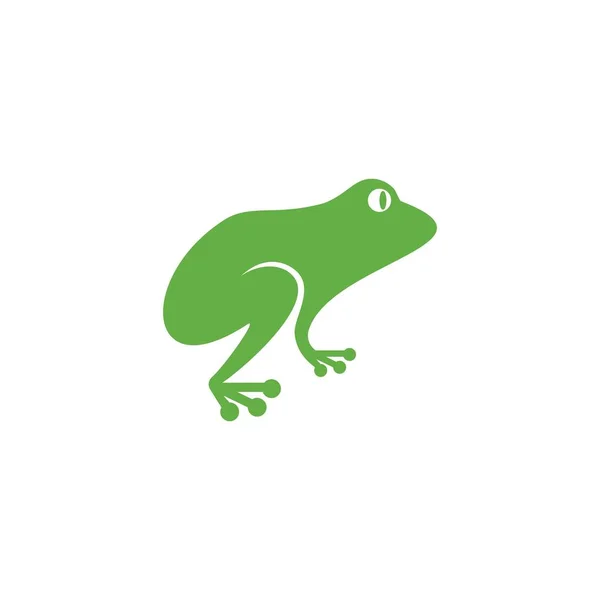 Plantilla de logotipo de rana — Vector de stock