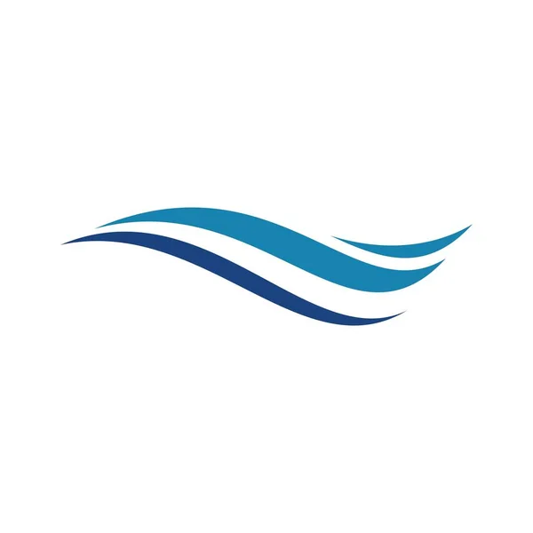 Symbole et icône de vague d'eau — Image vectorielle