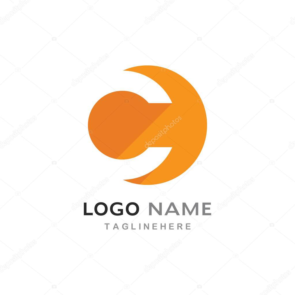 C Letter Logo Template vector icon design