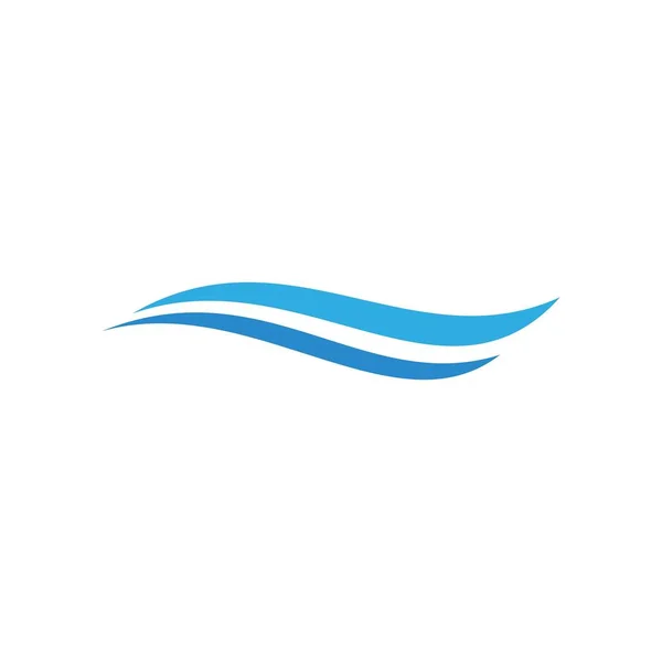 Logo der Wasserwelle — Stockvektor