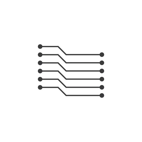 Логотип технологии схемы — стоковый вектор
