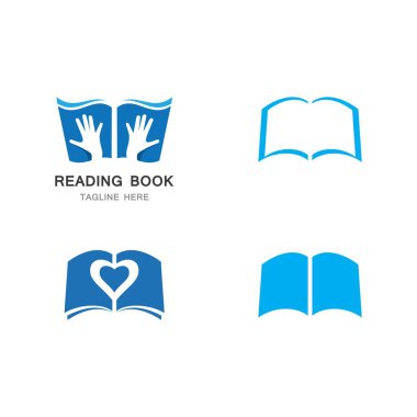 Kitap logo şablonu
