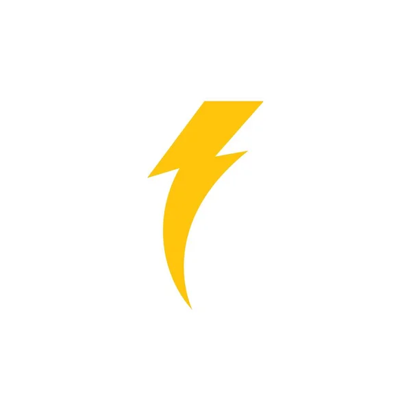Energía del rayo Logo — Vector de stock