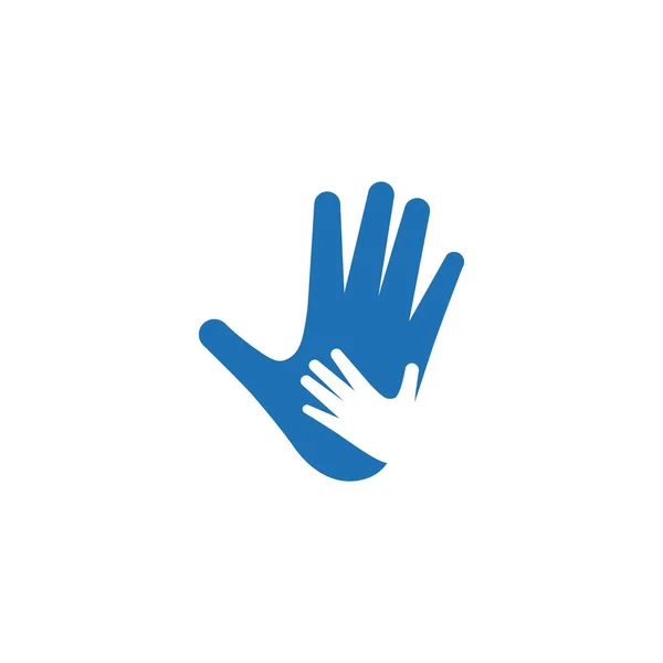 Logo zur Handpflege — Stockvektor