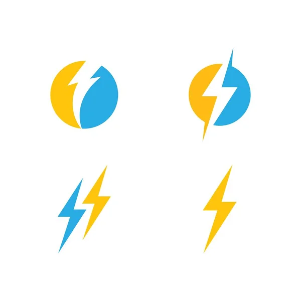 Logo Power Lightning — Stockový vektor