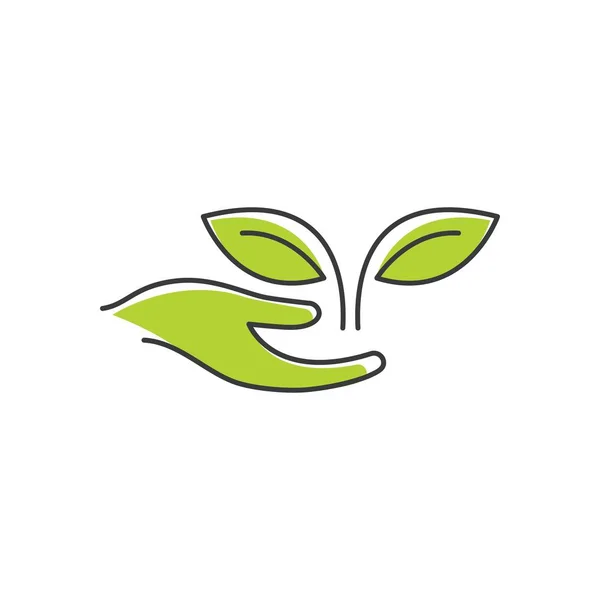 Logotipo Eco Care — Vector de stock
