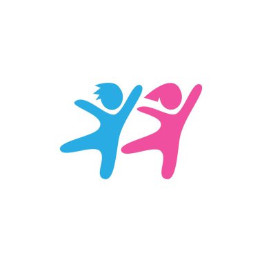 Çocuklar logo oynamak 