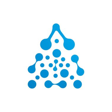 molekül Logo vektör 