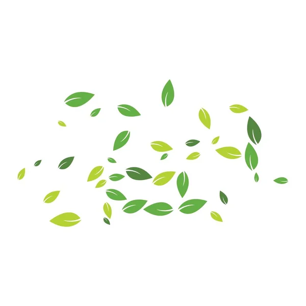 緑の葉の背景 — ストックベクタ