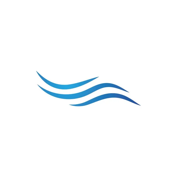 Logo der Wasserwelle — Stockvektor