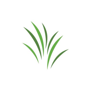 Çim ilustration logo vektör 