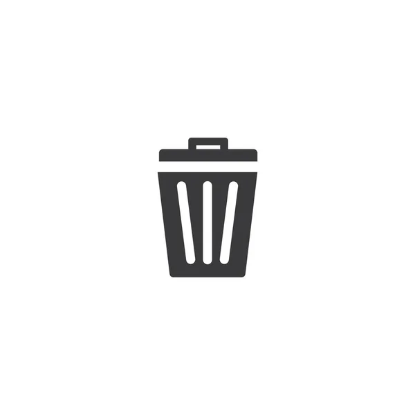 Trash basket icon — Stock Vector