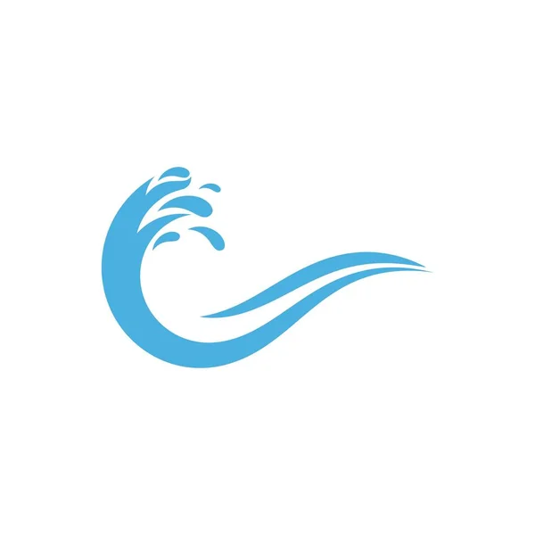 Agua salpicadura logo — Archivo Imágenes Vectoriales
