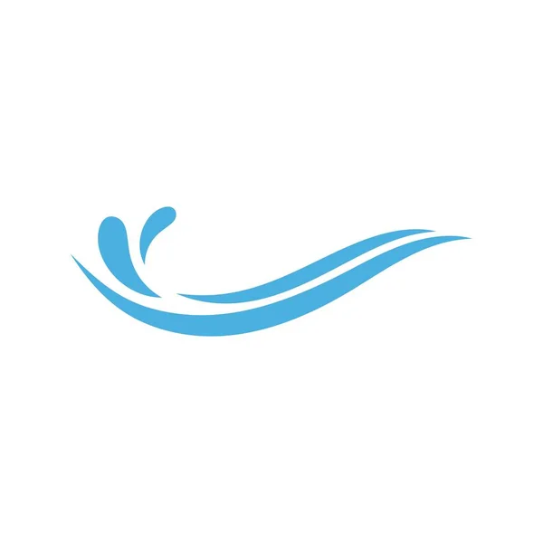 Wasserspritzer-Logo — Stockvektor
