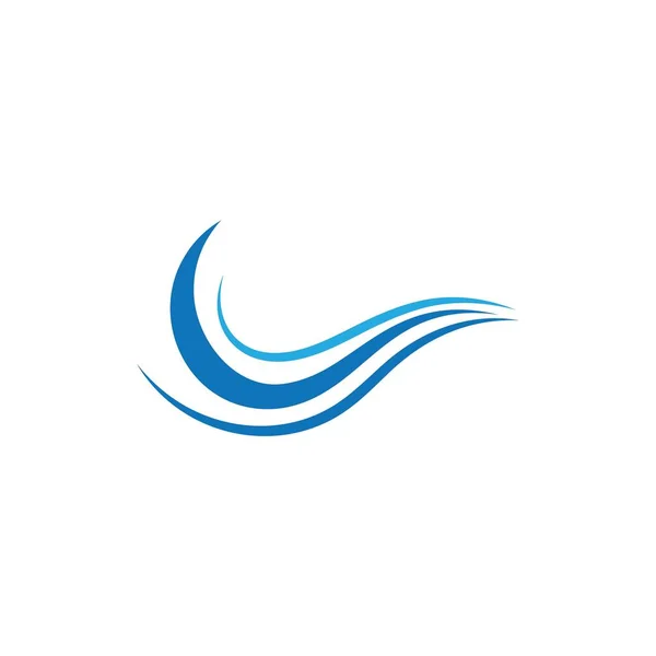 Логотип водных волн — стоковый вектор