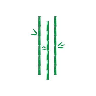 Yeşil yapraklı bambu.