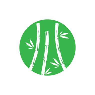 Yeşil yapraklı bambu.