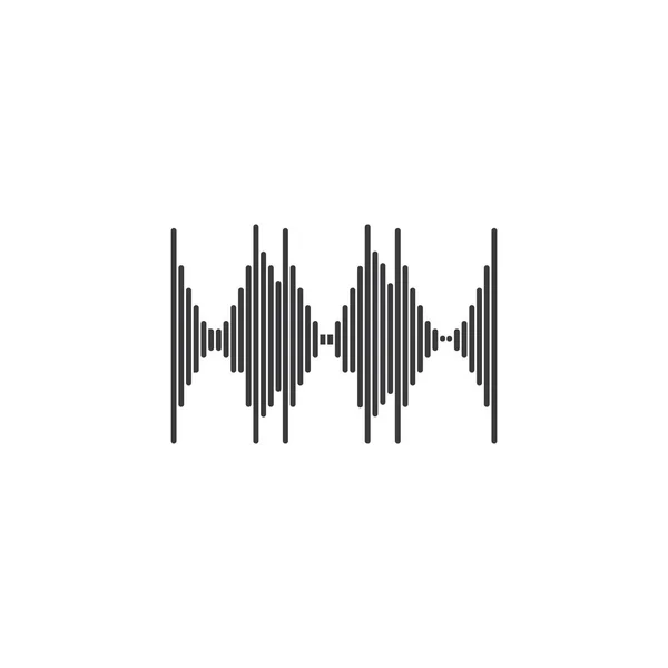 Логотип звукової хвилі — стоковий вектор