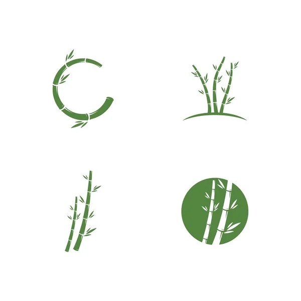 Bambus-Logo — Stockvektor