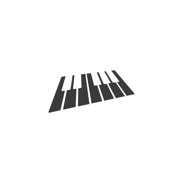Icono de piano vector ilustración — Vector de stock