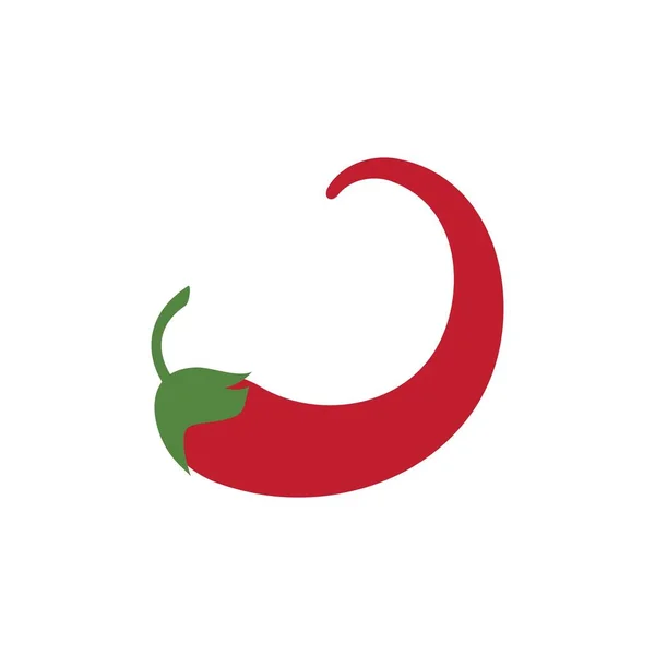 Chili Logo Vektor Illustration — Stockvektor