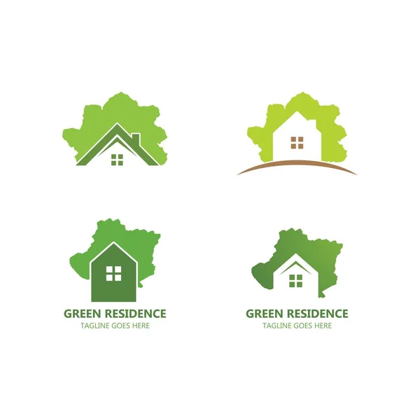 Green Residence logosu — Stok Vektör