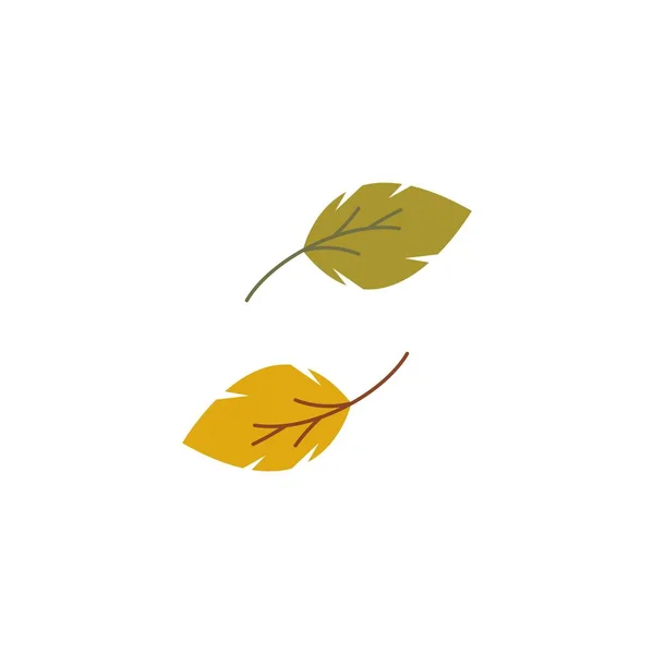 Automne Leaf Logo modèle — Image vectorielle