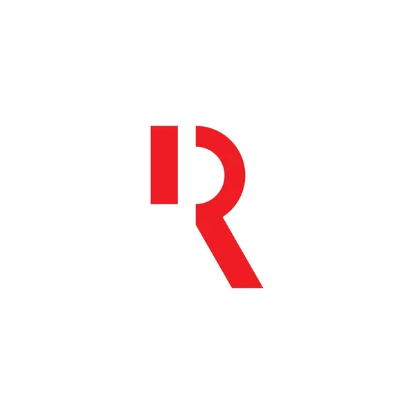 R 文字ロゴ — ストックベクタ