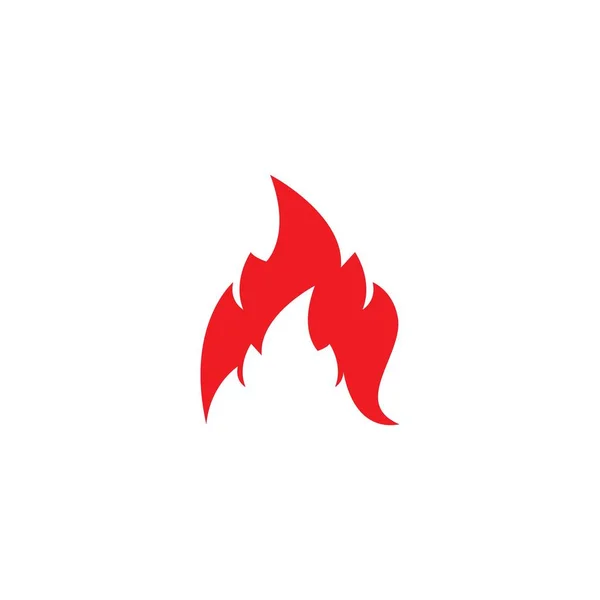 Incendio llama Logo — Vector de stock