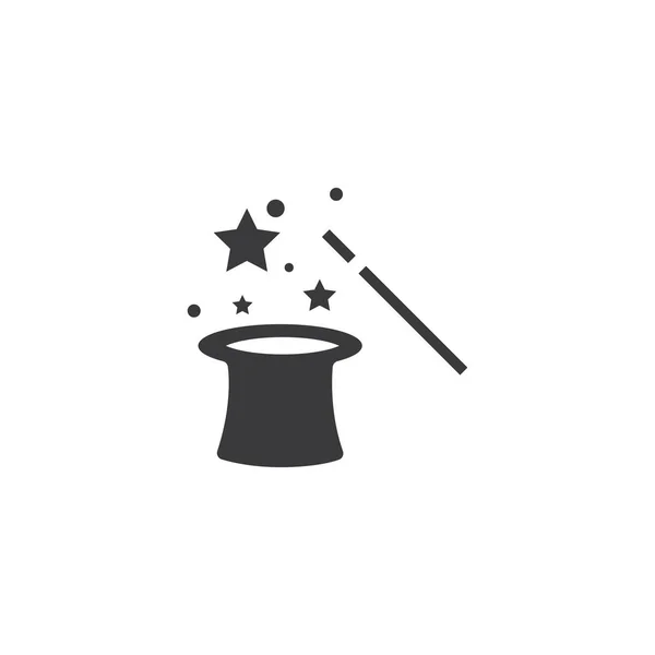 Toverstaf Magic Hat pictogram — Stockvector