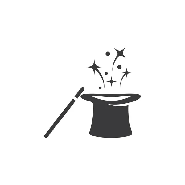 Toverstaf Magic Hat pictogram — Stockvector