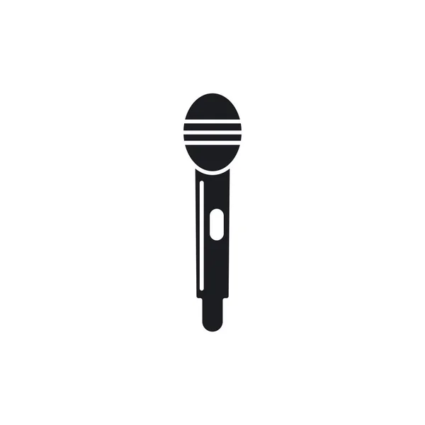 Mikrofon simgesi vektörü — Stok Vektör