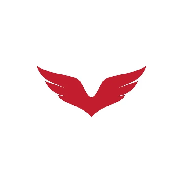 Vorlage für das Flügel-Logo — Stockvektor