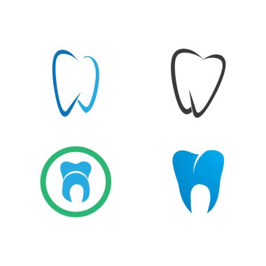 Smile Dental logo Şablon vektörü 