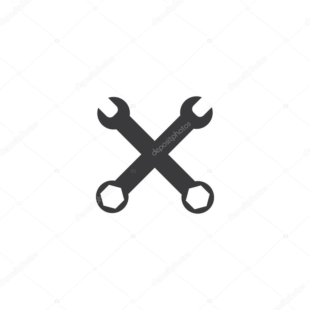 Service tool logo vector template