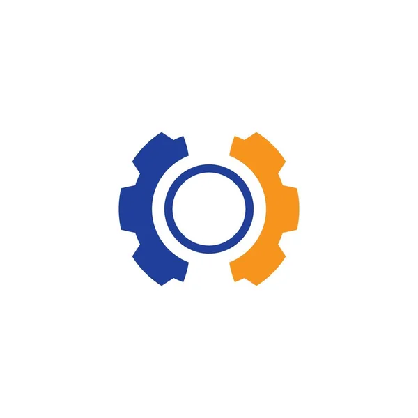 Logotipo del engranaje — Vector de stock