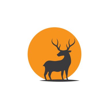 Geyik görselleştirme logo vector 