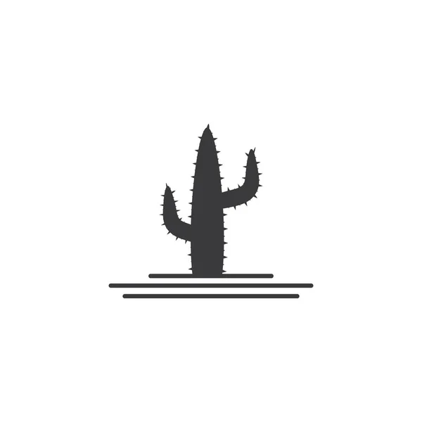 Plantilla logo cactus — Archivo Imágenes Vectoriales