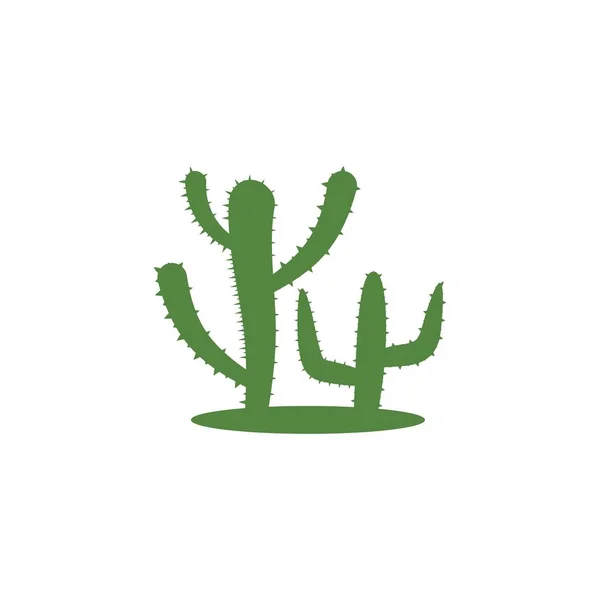 Kaktusz embléma sablonja — Stock Vector