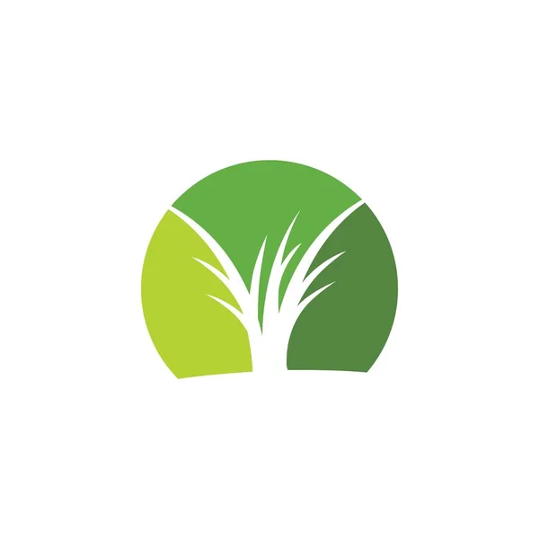 Вектор логотипа травы — стоковый вектор