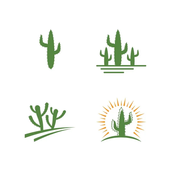 Modèle de logo Cactus — Image vectorielle