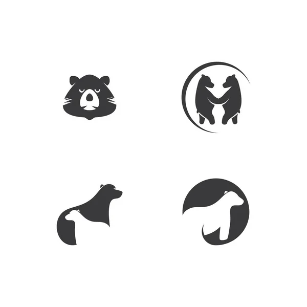Logo del oso — Vector de stock