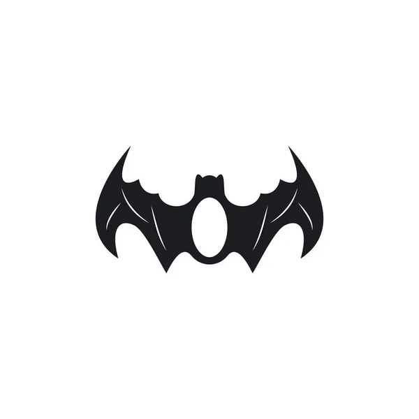 Logotipo de ilustración murciélago — Archivo Imágenes Vectoriales