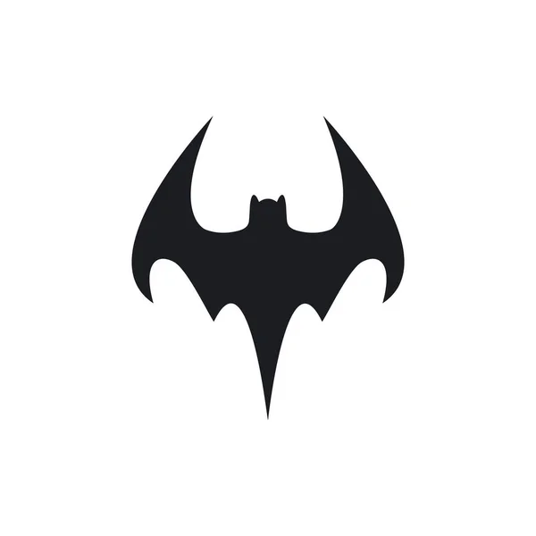 Logotipo de ilustración murciélago — Archivo Imágenes Vectoriales