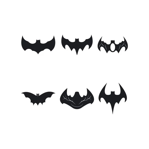 Logo ilustrazione pipistrello — Vettoriale Stock