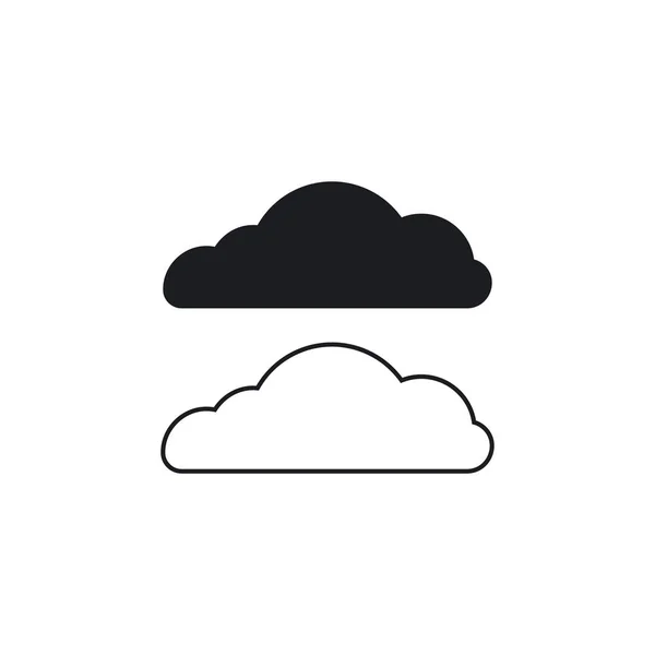 Technologie cloud logo vecteur — Image vectorielle