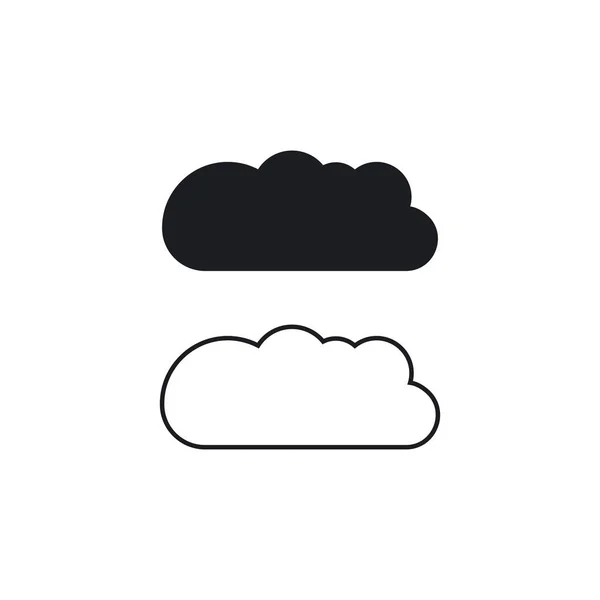 Διανυσματικό λογότυπο τεχνολογίας cloud — Διανυσματικό Αρχείο
