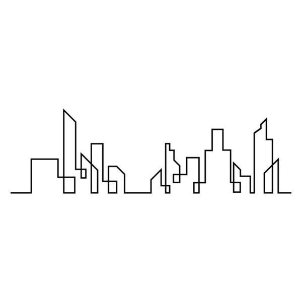 City skyline ilustration — Stockvector